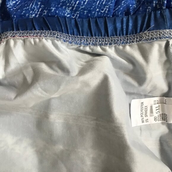 Plus Size  5XL American Flag Print Stretchy Light Leggings - Picture 6 of 7